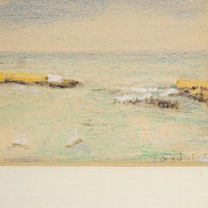 Van de Kerkhove, Fritz (Belgique, 1862-1873), Deux huiles sur panneau et un aquarel — photo 9