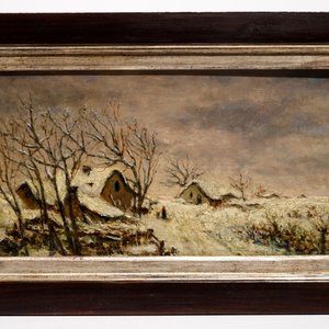 Van de Kerkhove, Fritz (Belgium, 1862-1873), Two small oils on panel and a watercolour — 照片 4
