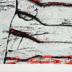 Van Hecke, Willem (Belgium, 1893-1976), Abstract portrait, lithography on paper, numb. 19/80 — photo 3