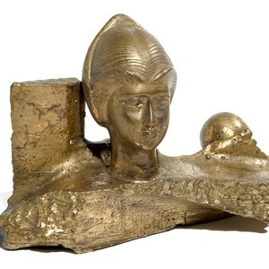 Van Hoeydonck, Paul (België, 1925), Archeo, een bronzen groep — foto 1
