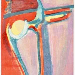 Van Velde, Bram (Nederland, 1895-1981), Twee abstracte composities, litho op papier, genum. 44/60 — foto 3