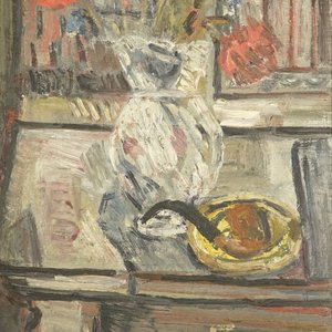 Vanderlick, Armand (België, 1897-1985), Stilleven met pijp, olie op doek — foto 1