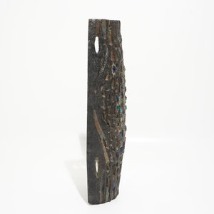 Vandeweghe, Rogier (1923) a brutalist reticulated wall light with colored glass inlay, Perignem, ca. 1970 — 照片 2