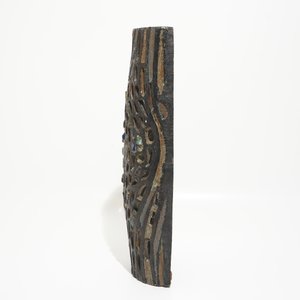Vandeweghe, Rogier (1923) a brutalist reticulated wall light with colored glass inlay, Perignem, ca. 1970 — 照片 4