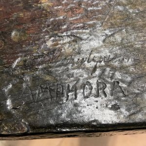 Vandeweghe, Rogier (België, 1923), Amphora: Een vierkante koffietafel, 2e helft 20e eeuw, gesigneerd — foto 11