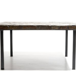 Vandeweghe, Rogier (Belgique, 1923), Amphora: Un table de café carré, 2ème moitié du 20ème, signé — photo 6