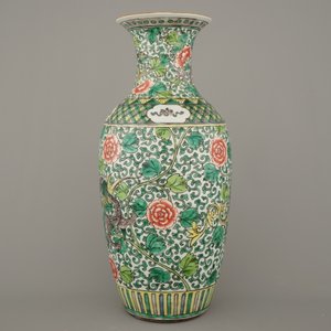 Vase avec dragon, Chine, famille verte, 19e — photo 5