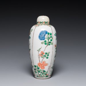 Vase couvert en porcelaine de Chine famille verte à décor des quatre saisons, Kangxi — photo 3