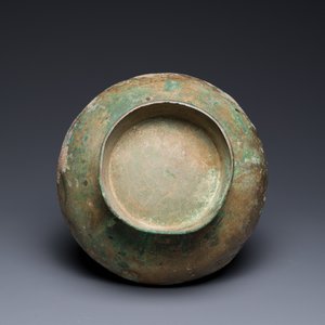 Vase de forme bouteille à tête d'ail en bronze, Chine, Han — photo 3