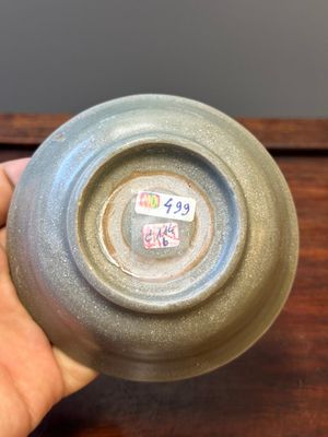 Vase de forme bouteille et deux bols en porcelaine de Chine en céladon, Yuan/Ming — photo 13