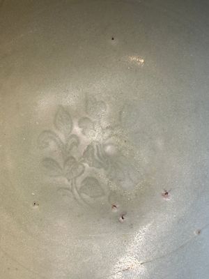 Vase de forme bouteille et deux bols en porcelaine de Chine en céladon, Yuan/Ming — photo 17