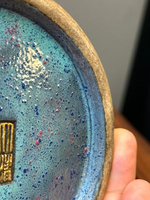 Vase de forme 'hu' en porcelaine de Chine aux émaux imitant le bronze et 'robin's egg', marque de Qianlong, 19ème — photo 15