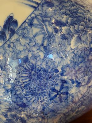 Vase de forme 'hu' en porcelaine de Chine en bleu et blanc, marque de Qianlong, République — photo 9