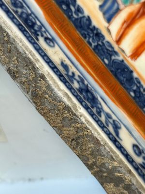 Vase de forme losange en porcelaine de Chine famille rose de Canton à décor mandarin, Qianlong — photo 7