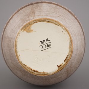Vase en glaçure tachetée brune, Boch Frères Keramis, de Charles Catteau, 1e motié 20 — photo 2