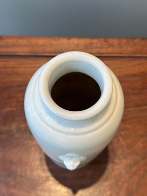 Vase en porcelaine blanche de Dehua à décor floral incisé, Chine, Kangxi — photo 5