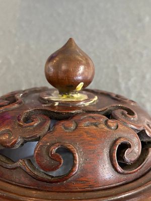 Vase en porcelaine de Chine en bleu et blanc à décor d'une scène de chasse, Kangxi — photo 14