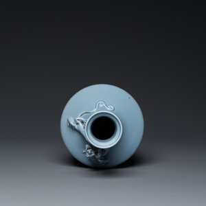 Vase en porcelaine de Chine en claire de lune monochrome, marque de Yongzheng, République — photo 6
