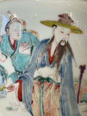 Vase en porcelaine de Chine famille rose à décor figuratif, marque de sceau ji 迹, Yongzheng — photo 24