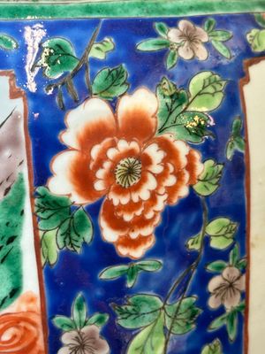 Vase en porcelaine de Chine famille verte à décor de guerriers à cheval, 19ème — photo 10