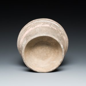 Vase en terre cuite peinte polychrome, Chine, Han — photo 5