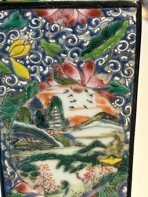 Vase et socle en porcelaine de Chine famille rose à monture bronze dorée, Yongzheng — photo 12