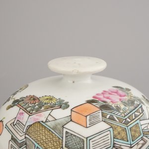Vase fin balustre couvert, Qianjiang, env. 1900 — photo 6