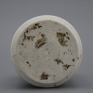 Vase rouleau en porcelaine de chine bleu et blanc, dynastie Ming — photo 1