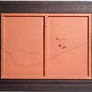 Verbrugghe, Charles (België, 1877-1974), “Begijnhofje van Brugge”, gedat. 1951 (?), olie op paneel — foto 4