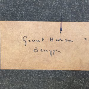 Verbrugghe, Charles (België, 1877-1974), Zicht op Gruuthuse, olie op paneel — foto 10