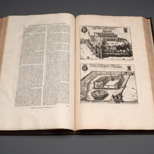 Verheerlykt Vlaandre, Flandria Illustrata, an illustrated chronicle of Flanders in three tomes and two volumes, Flanders, dated 1735 — photo 13