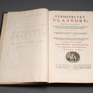 Verheerlykt Vlaandre, Flandria Illustrata, an illustrated chronicle of Flanders in three tomes and two volumes, Flanders, dated 1735 — photo 18
