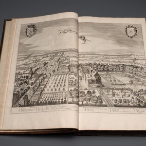 Verheerlykt Vlaandre, Flandria Illustrata, an illustrated chronicle of Flanders in three tomes and two volumes, Flanders, dated 1735 — photo 20