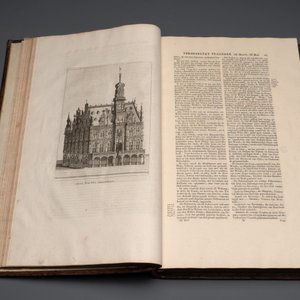 Verheerlykt Vlaandre, Flandria Illustrata, an illustrated chronicle of Flanders in three tomes and two volumes, Flanders, dated 1735 — photo 22
