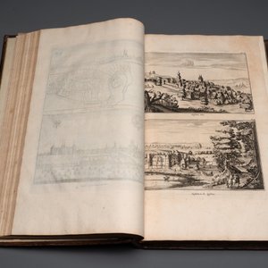 Verheerlykt Vlaandre, Flandria Illustrata, an illustrated chronicle of Flanders in three tomes and two volumes, Flanders, dated 1735 — photo 23