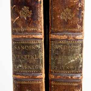 Verheerlykt Vlaandre, Flandria Illustrata, drie delen in twee volumes, Anthoni Sanderus, 1735 — foto 3