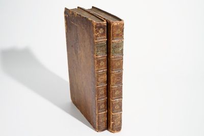 Verheerlykt Vlaandre, Flandria Illustrata, three parts in two volumes, Anthoni Sanderus, 1735