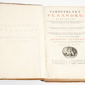 Verheerlykt Vlaandre, Flandria Illustrata, trois tômes en deux volumes, Anthoni Sanderus, 1735 — photo 5