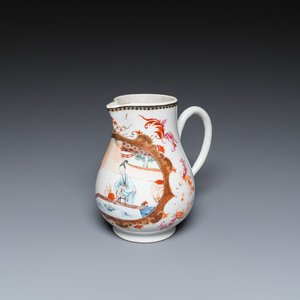 Verseuse en porcelaine de Chine famille rose à décor d'une dame avec un enfant, Yongzheng/Qianlong — photo 1