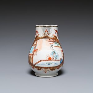Verseuse en porcelaine de Chine famille rose à décor d'une dame avec un enfant, Yongzheng/Qianlong — photo 2
