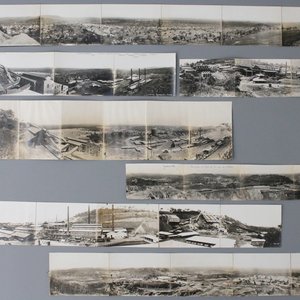 Verzameling zwart-wit foto's van panoramische en andere zichten, hoofdzakelijk van mijnstreken Belgisch Congo, 20e eeuw — foto 1