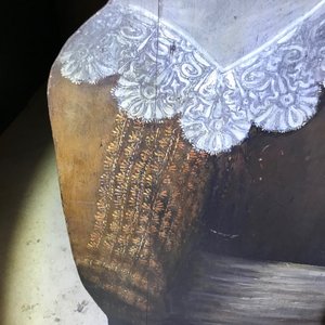 Vier beschilderde houten panelen met figuren, Nederland, 18e eeuw — foto 18