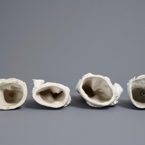 Vier Chinese blanc de Chine figuren en groepen, 19/20e eeuw — foto 6