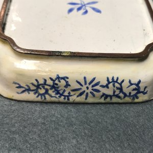 Vier Chinese Canton email schoteltjes met paarden, 18/19e eeuw — foto 14