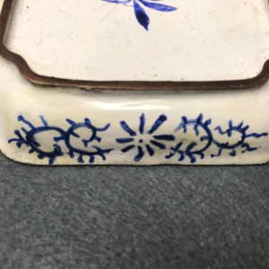 Vier Chinese Canton email schoteltjes met paarden, 18/19e eeuw — foto 6