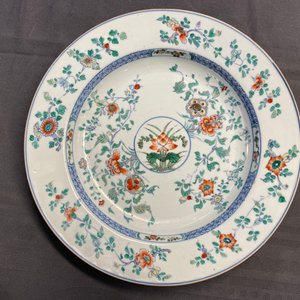 Vier Chinese doucai schotels, Kangxi — foto 14