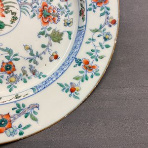 Vier Chinese doucai schotels, Kangxi — foto 20
