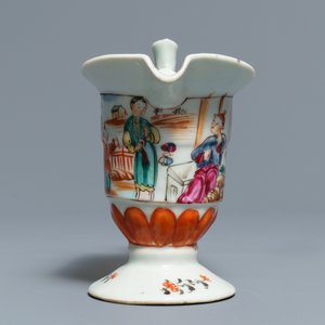 Vier Chinese famille rose en blauwwitte kannen en theepotten, Kangxi/Qianlong — foto 11