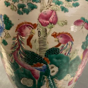 Vier Chinese famille rose en qianjiang cai dekselpotten, 19/20e eeuw — foto 18