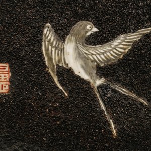 Vier Chinese famille rose plaquettes met steengruis opgehoogd, Qianlong — foto 16